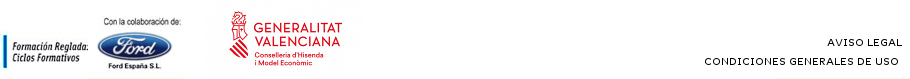 Con la colaboracion de la Generalitat Valenciana y Ford España.